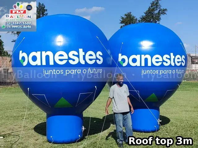 Balões gigantes infláveis promocionais Banestes